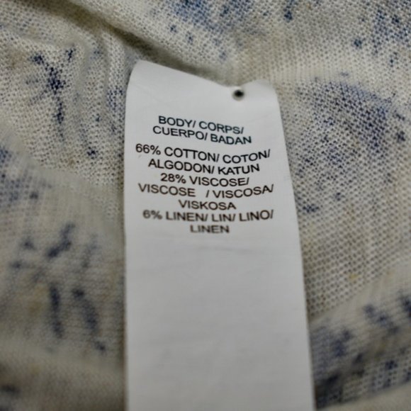 Blue and White Top Size L - Picture 6 of 6